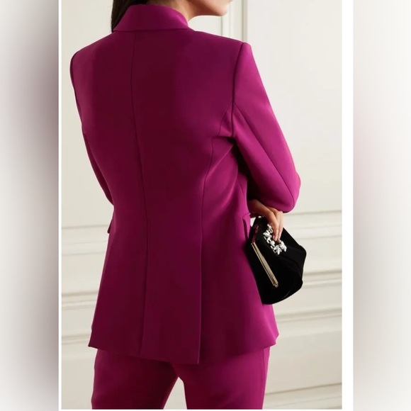 Altuzarra's 'Fenice' cady blazer in mulberry purple - Picture 2 of 9